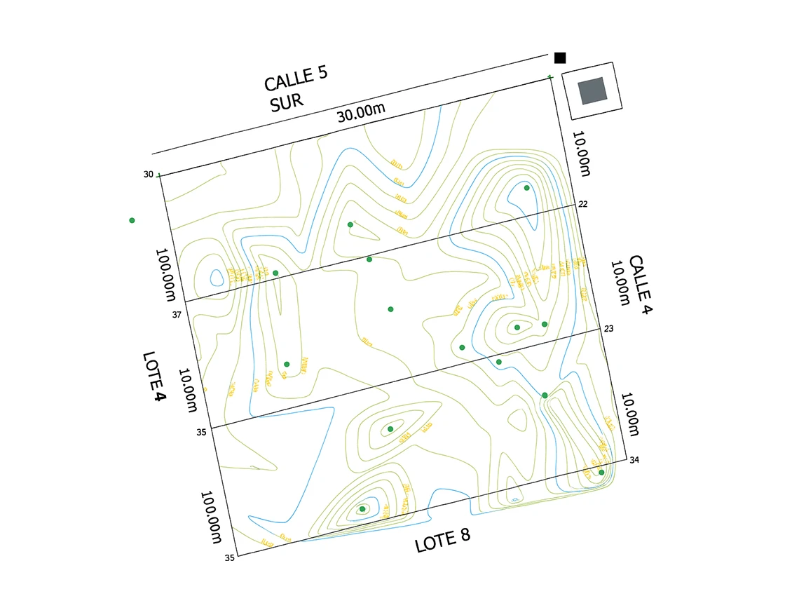 Lot layout